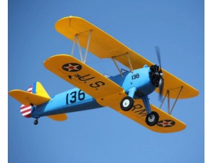 Dynam 1.3M PT-17 Stearman Blue 4S PNP Version